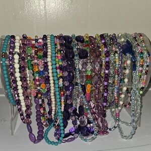 Colorful Beaded Necklace Set
